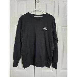 North yard small men's black sweater